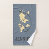 Voyons l'illustration du monde (Serviette à main)