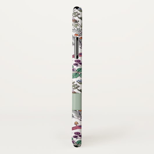 Voysey Apothecary's Garden Pattern Personalized Case-Mate iPhone Case (Achterkant / rechts)