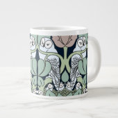 Voysey Art Nouveau Owl Nest Pattern Jumbo Mok (Voorkant rechts)