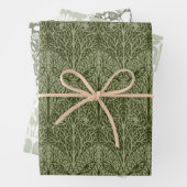 Voysey en vert 19" x 29" Feuilles papier d'envelop (En situation)