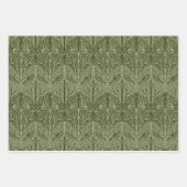 Voysey en vert 19" x 29" Feuilles papier d'envelop (Devant)