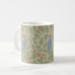 Voysey's Birds in Berry Bush Coffee Mug