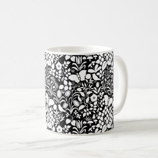 Voysey's Wildflower Coffee Mok (Voorkant rechts)