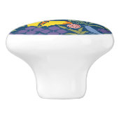 Voysey's Wildflower Keramische knop (Zijkant)