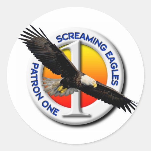 VP-1 Sticker (klein) (Voorkant)