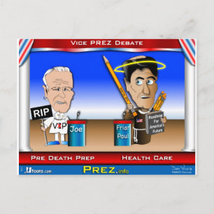 VP Debat Briefkaart