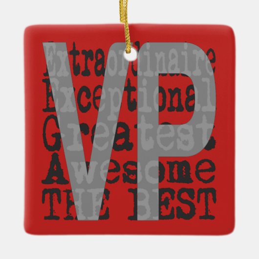 VP Extraordinaire Keramisch Ornament (Voorkant)