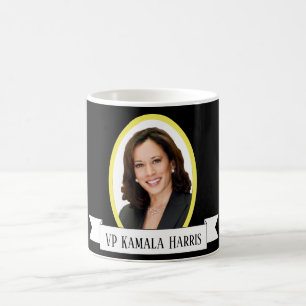 VP Kamala Harris Portait Koffiemok