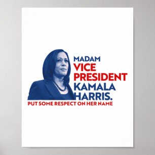 VP Kamala Harris respecteert haar naam 2020 Joe Bi Poster