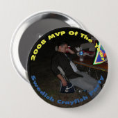 VP van het jaar 2008 Ronde Button 4,0 Cm (Voorkant /achterkant)