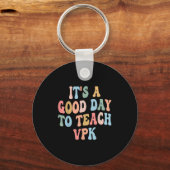 Vpk Teacher Back To School First Day Of Vpk Teache Sleutelhanger (Voorkant)