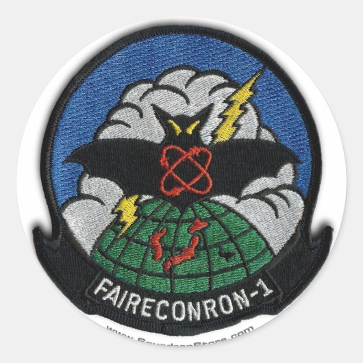 VQ-1 Autocollant de patch 3 pouces (Devant)