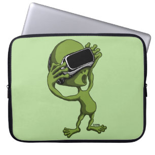 VR Alien Laptop Sleeve