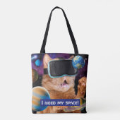 VR Cat in Space Draagtas (Achterkant)