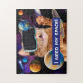 VR Cat in Space Legpuzzel (Verticaal)