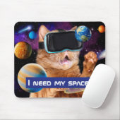 VR Cat in Space Muismat (Met muis)