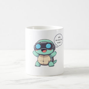 VR Gamer Schildpad "BRB In Een Andere Wereld" Kawa Koffiemok