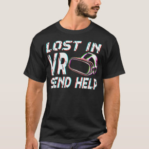 Vr Gamer Vr Speler Virtual Reality Vr Game Video G T-shirt