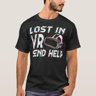 Vr Gamer Vr Speler Virtual Reality Vr Game Video G T-shirt