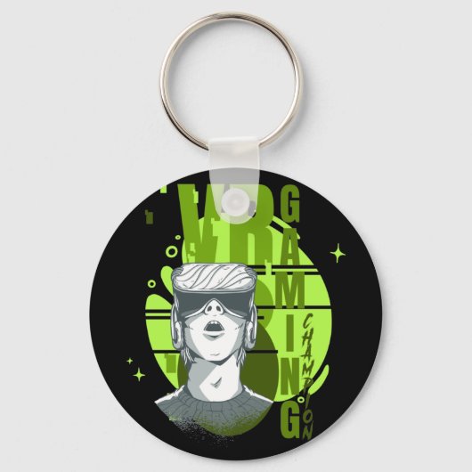 VR Gaming Champion, beste virtuele realiteit Sleutelhanger (Voorkant)