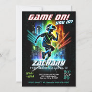 VR Invitation Anniversaire Jeu Invitation