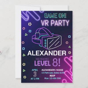 VR Invitation Anniversaire Réalité virtuelle Invit