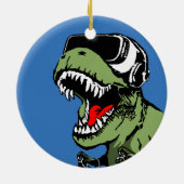 VR T-rex Keramisch Ornament (Achterkant)