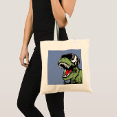 VR T-rex Tote Bag (Voorkant (product))