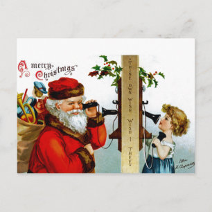 Vraag aan Kerstman Feestdagenkaart
