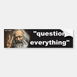 vraag alles bumpersticker