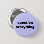 Vraag alles ronde button 5,7 cm (Voorkant /achterkant)