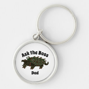 Vraag de Baas Pap Alligator Snapping Turtle Sleutelhanger