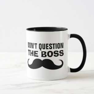 VRAAG DE BOSS Koffee Mugs NIET Mok