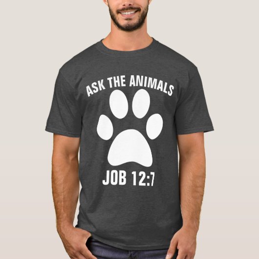VRAAG DE DIEREN CAT T-Shirts (Voorkant)