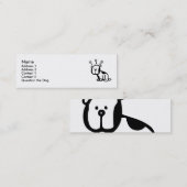 Vraag de Dog Profile Card! Mini Visitekaartje (Voorkant / Achterkant)