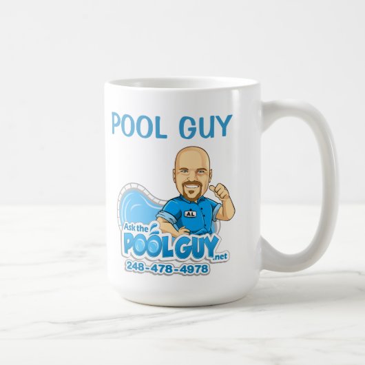 Vraag de Mok van de Pool Guy (Rechts)