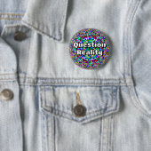 Vraag de werkelijkheid (je kunt de woorden verande ronde button 5,7 cm (In situ)