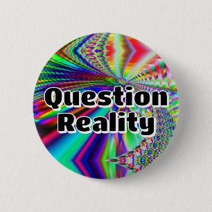 Vraag de werkelijkheid (je kunt de woorden verande ronde button 5,7 cm