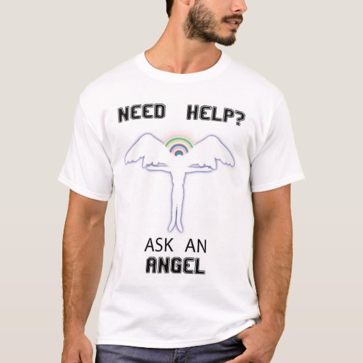 Vraag een Angel T-shirt (Voorkant)