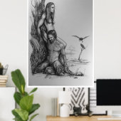 Vraag en Embla Poster (Thuiskantoor)