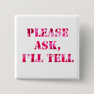 Vraag het alsjeblieft, ik zal het roze Camo Button