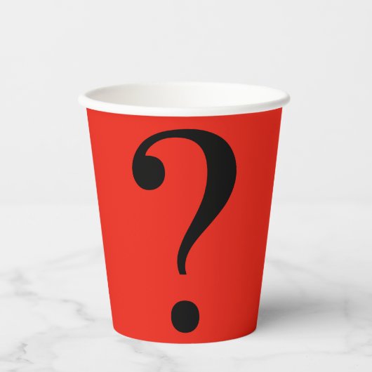 Vraag het merk Mystery Dare Red Black Paper Cups Papieren Bekers (Voorkant)