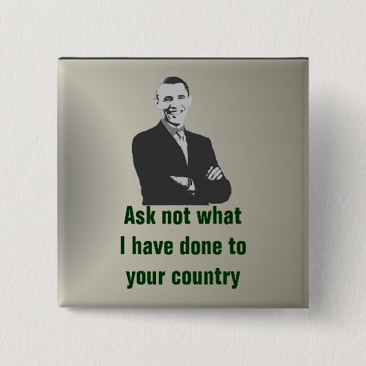 Vraag het niet aan Button (Voorkant)