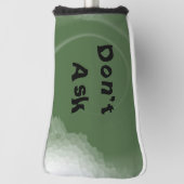 Vraag het niet golfheadcover (Draai 90)