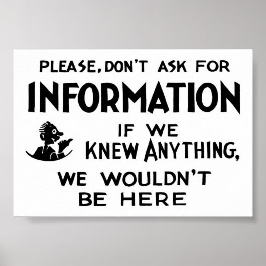 Vraag het niet... poster (Voorkant)