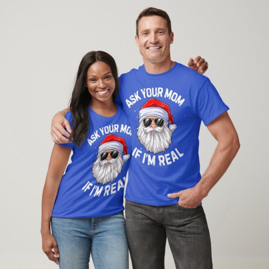 Vraag je moeder of ik echt grappig kerstkerstkerst t-shirt (Unisex)
