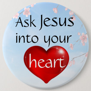 Vraag Jezus Button