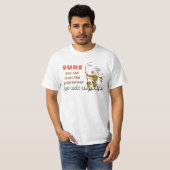 Vraag maar een Indiaan T-shirt (Voorkant volledig)