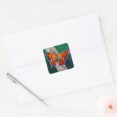 Vraag Mark Butterfly Sticker (Envelop)