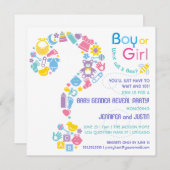 Vraag Mark Gender Reopenbaart de uitnodiging van d (Voorkant / Achterkant)